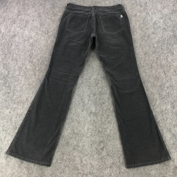 The North Face Corduroy Jeans Womens 6 Gray Bootcut Low Rise Stretch Cotton - Picture 2 of 14